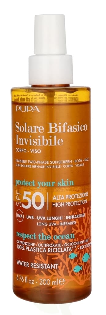 Pupa Milano Pupa Multifunction Invisible Two-Phase Sunscreen SPF50 200 ml