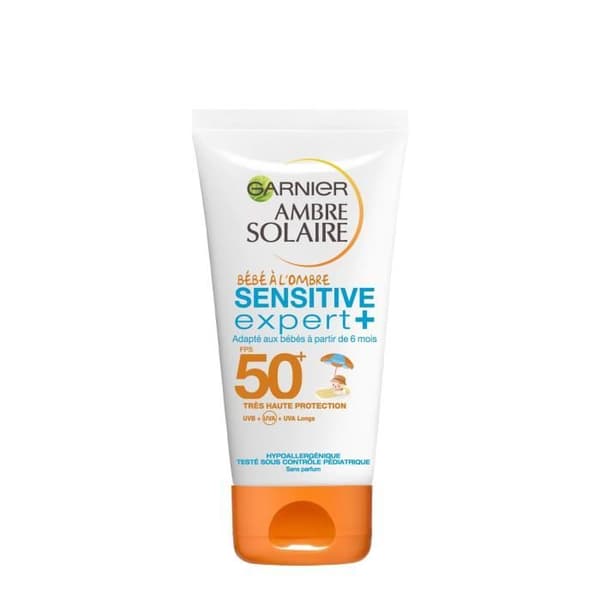 GARNIER Sensitive Expert+ Baby Sunscreen Amber Cream SPF50+ Mjölk - 50 ml