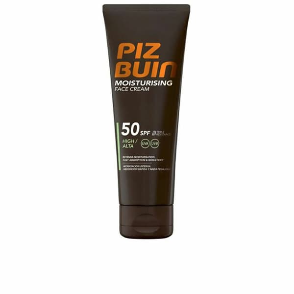 Solcreme til ansigtet Piz Buin MOISTURISING Spf 50+ 50 ml