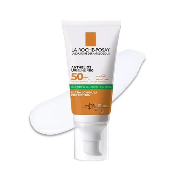 La Roche Posay - Anthelios Gel-Crème Solskydd för Ansikte Anti-klåda - fet och känslig hud - SPF50+ - 50ml