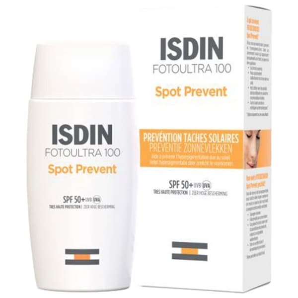 Solskydd - ISDIN - FotoUltra Spot Prevent - SPF50+ - 50ml - Hypoallergenisk