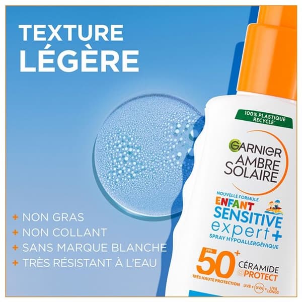 Garnier Ambre Solaire Sensitive Expert+ Spray SPF50+ Barn 150ml