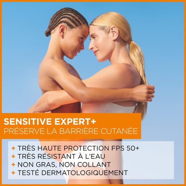 Solkräm - Garnier - Ambre Solaire Sensitive Expert+ - SPF50+ - 175ml - Hypoallergenisk