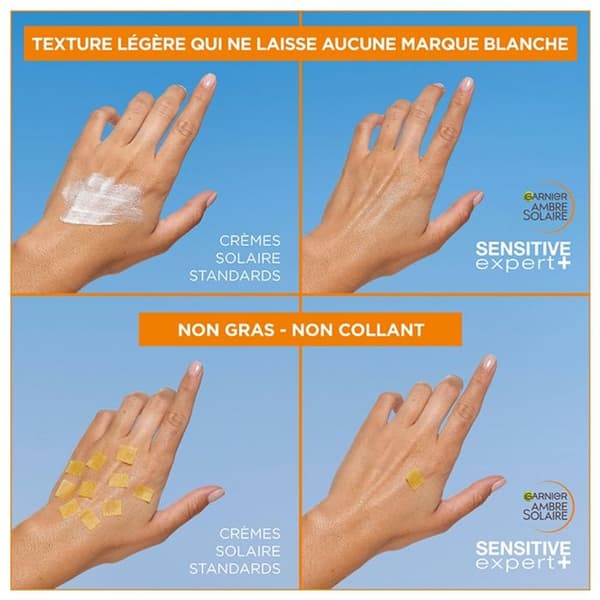 Solkräm - Garnier - Ambre Solaire Sensitive Expert+ - SPF50+ - 175ml - Hypoallergenisk