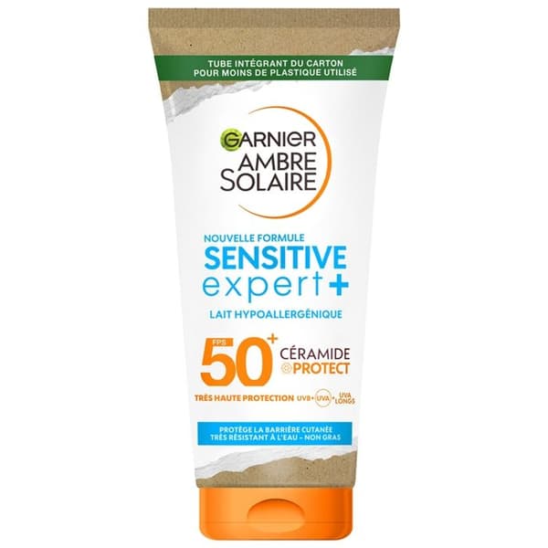 Solkräm - Garnier - Ambre Solaire Sensitive Expert+ - SPF50+ - 175ml - Hypoallergenisk