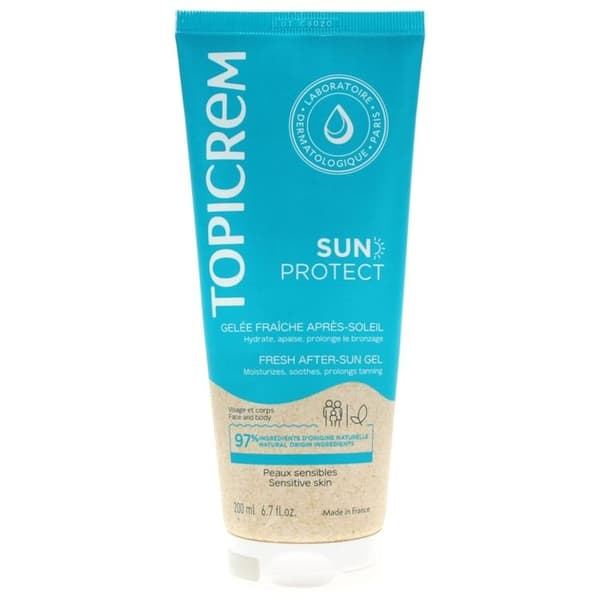 Topicrem Sun Protect Fresh After-Sun Jelly Sensitive Skin 200ml | CDON