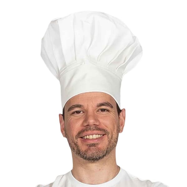 Dennys Tall Chef Hat White XS