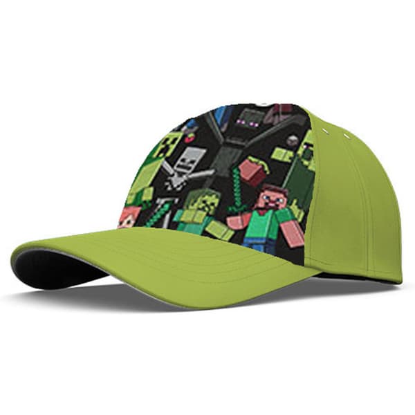 Keps Cap Kepsar 177178 Hat MINECFRAFT 52/54cm LIME VÄLJ