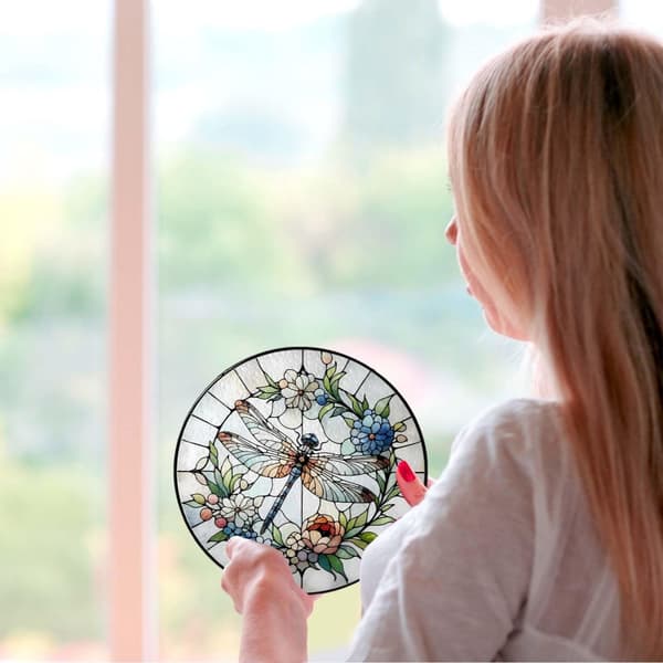 OBOSOE aurinkokeräin ikkuna 20cm – riippuva leija flyer aurinkoa heijastava mosaiikkilasikoriste kotiin ja puutarhaan