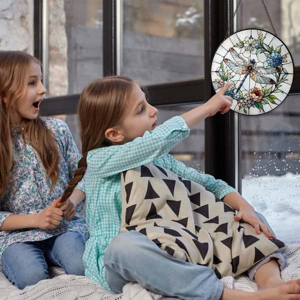 OBOSOE aurinkokeräin ikkuna 20cm – riippuva leija flyer aurinkoa heijastava mosaiikkilasikoriste kotiin ja puutarhaan