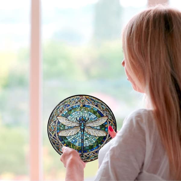 OBOSOE aurinkokeräin ikkuna 20cm – riippuva leija flyer aurinkoa heijastava mosaiikkilasikoriste kotiin ja puutarhaan