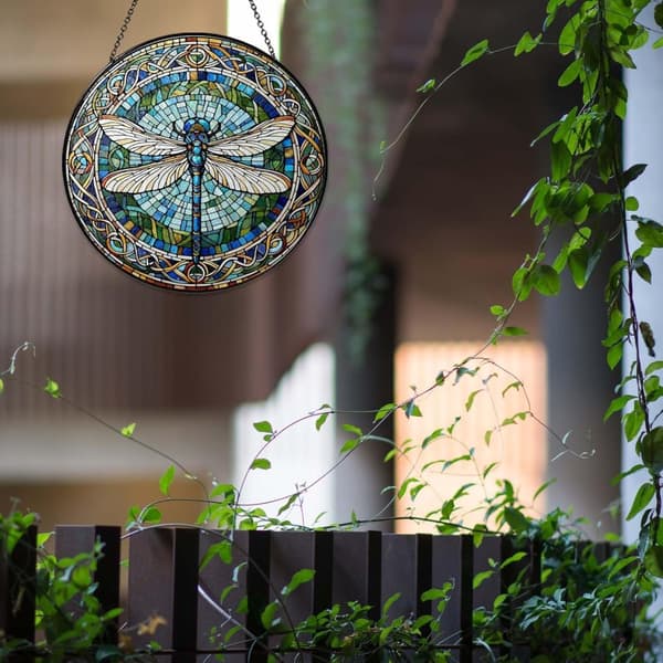 OBOSOE aurinkokeräin ikkuna 20cm – riippuva leija flyer aurinkoa heijastava mosaiikkilasikoriste kotiin ja puutarhaan