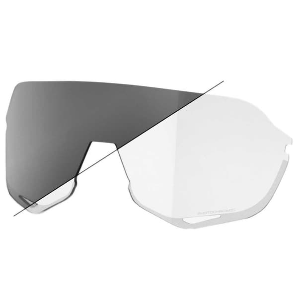 100percent Utbyteslinser S2 Photochromic Durchsichtig Clear Smoke/CAT0-2