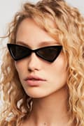 Miniatyrbillede 3 af 3: Sort solbriller CAT-EYE HASTA LA VISTA