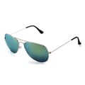 Miniatyrbilde 1 av 2: Gullpilot aviator solbriller speil glass + senil ledning