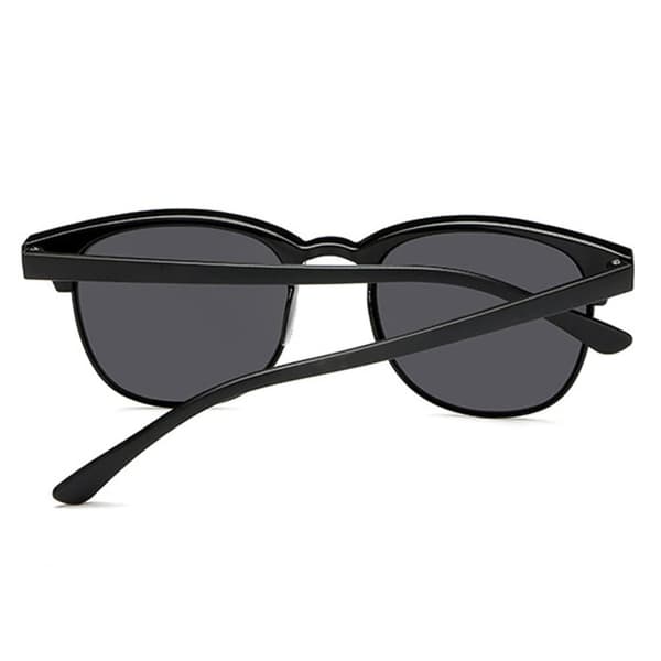 Black Clubmaster solbriller gult speilglass + senil ledning