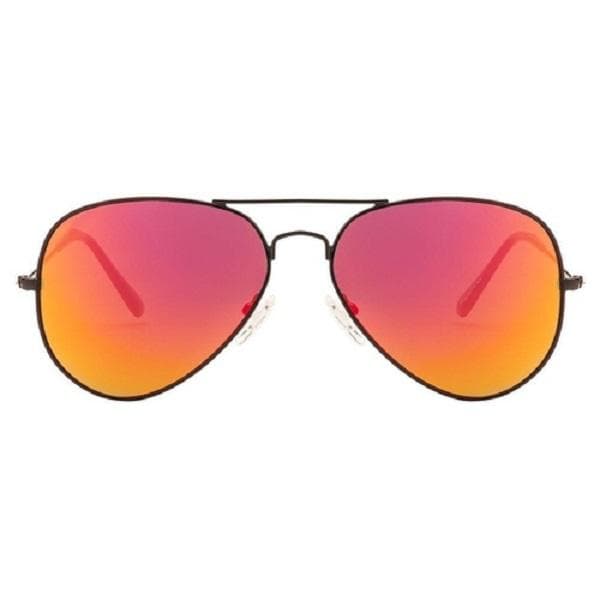 Pilot Aviator Large, solglasögon, orange/lila spegel, svart båge