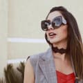 Miniatyrbild 2 av 2: Oversized Women Cat Eye Shades 2024 UV400 Khloe