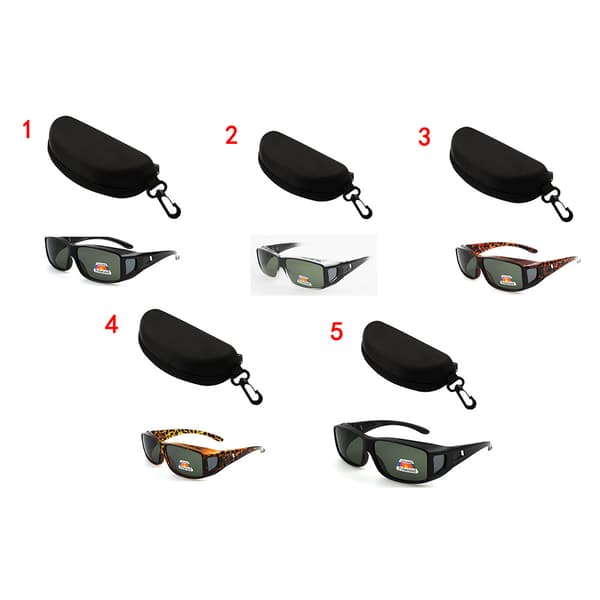 Solglas�gon Polarized �verdrag f�r vanliga Glas�gon