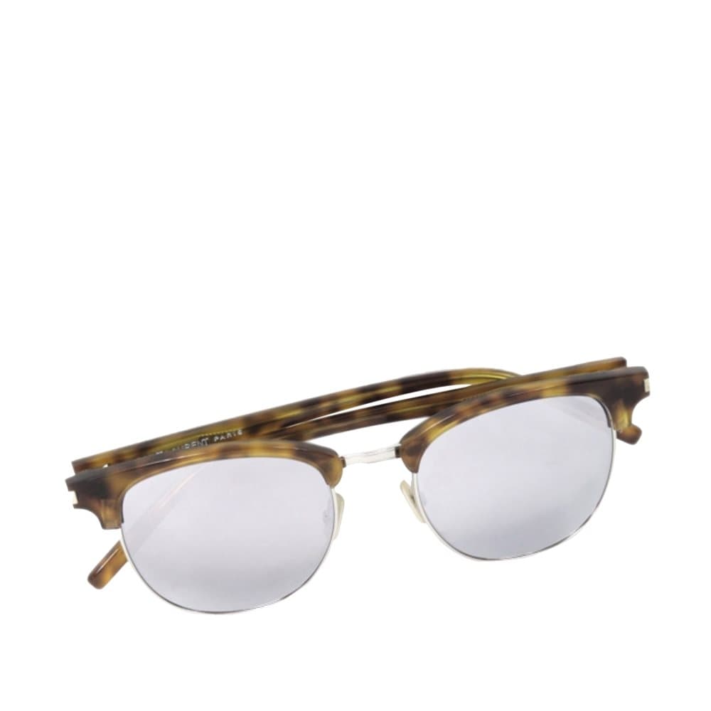 YSL SLP Square Tinted Sunglasses Brown