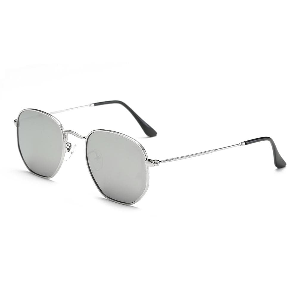 Polariserade Square Shades | Geometriska | Retro | Silver