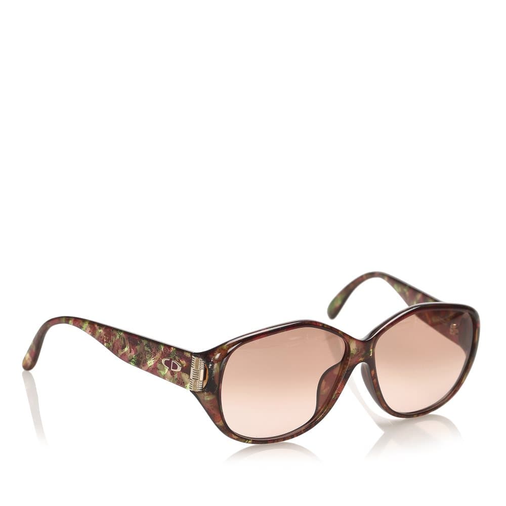 Dior Round Tinted Sunglasses Brown