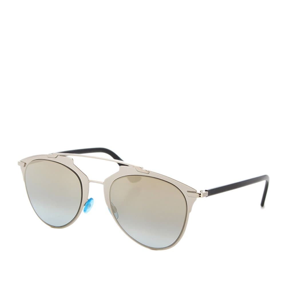 Dior Round Tinted Sunglasses Silver