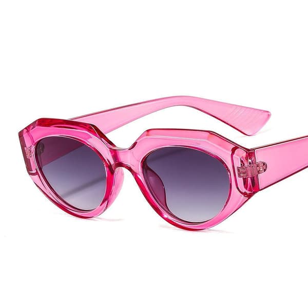 Retro solglasögon dam årets hetaste trend rosa