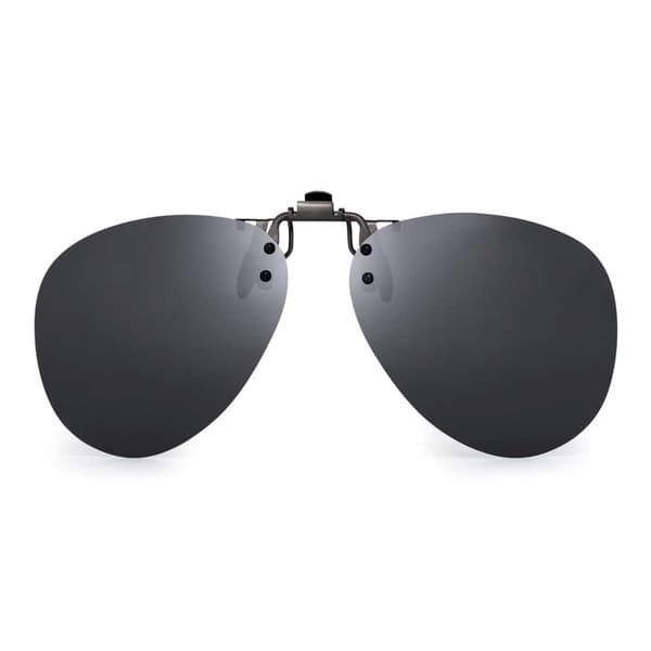 Clip-on Aviator Solglasögon Pilotglasögon Svart