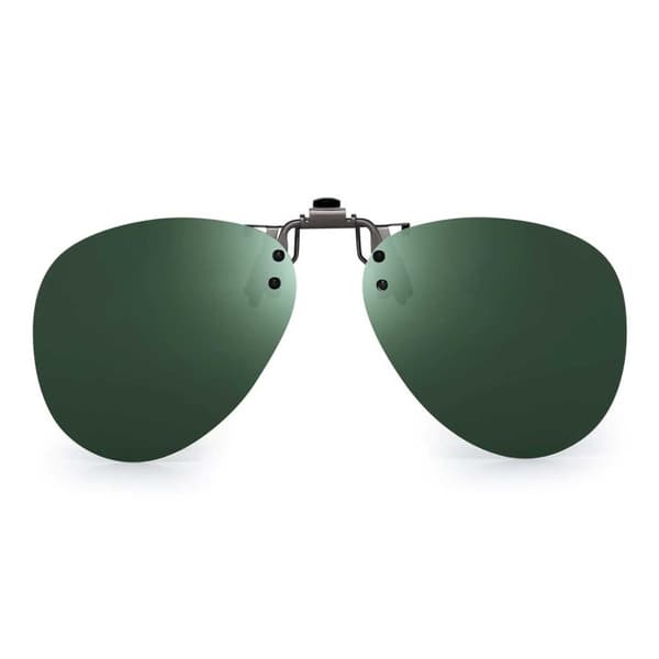 Clip-On Aviator-aurinkolasit pilottilasit vihreät
