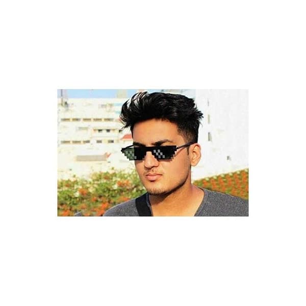 Thug Life Glasses Pixelated Mosaic (12 piksler)