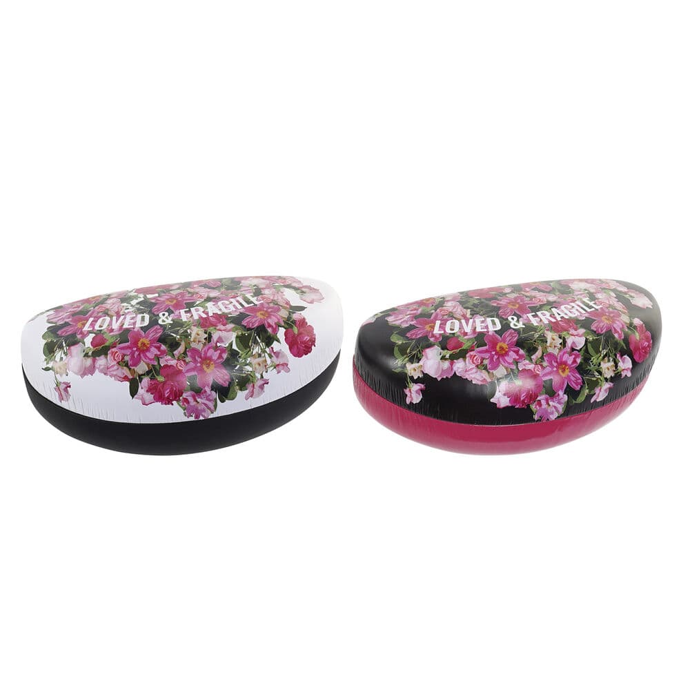 Glasögonfodral DKD Home Decor Rosor Metall (2 pcs) (16.5 x 8 x 7 cm)