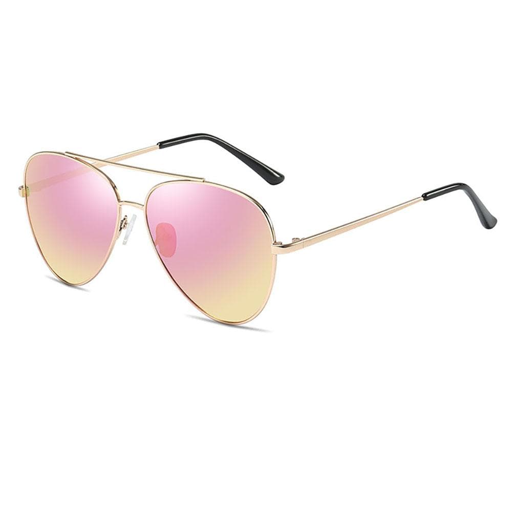 Polariserade Pilot solglasögon | Unisex | Guldram /