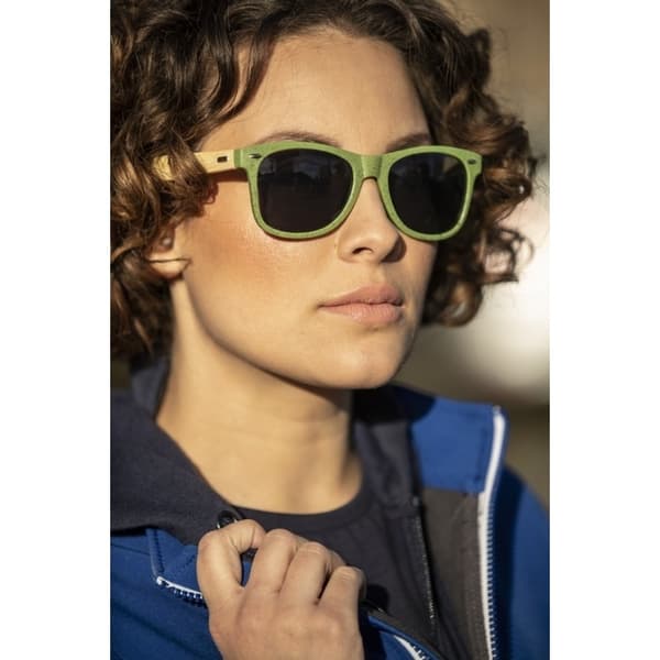 Avenue Sun Ray Bamboo Sunglasses