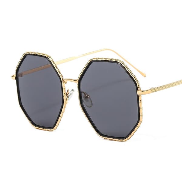 Bohemian big oversized sunglasses boho soho luxury ibiza Black