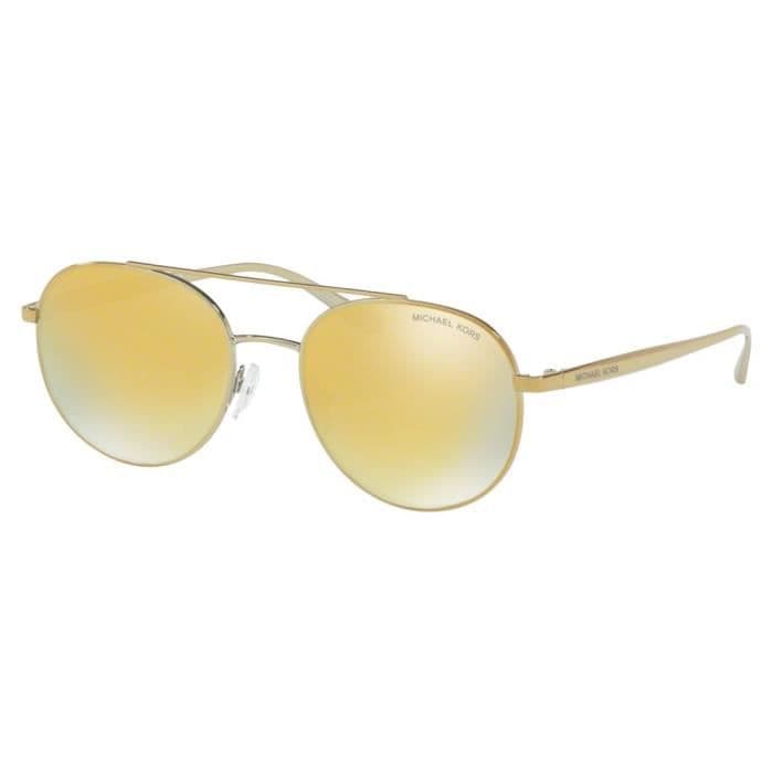 Michael Kors Lon Gold-Tone Liquid Gold 53 Solglasögon Guld