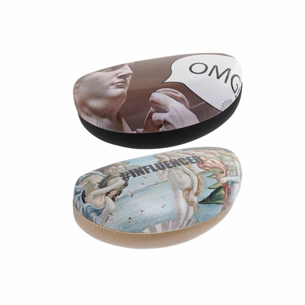 Glasögonfodral DKD Home Decor Metall (2 pcs) (16.5 x 8 x 7 cm)