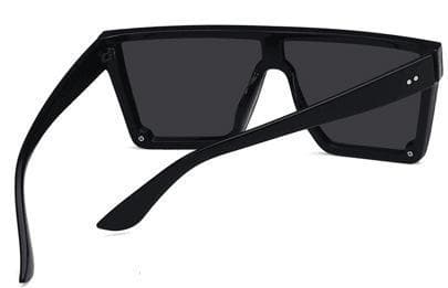 New Style Sunglasses - Uuden tyyliset aurinkolasit neliön kokoiset ylisuuret luksusmustat Black