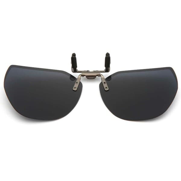 Metall Clip-on Solglasögon för Glasögon – Brun