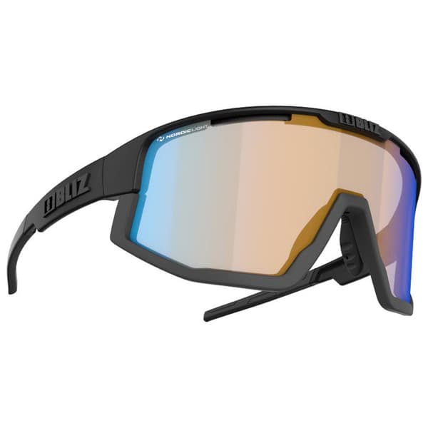 Bliz Aurinkolasit Fusion Nano Optics Nordic Light Musta Coral - Amber With Blue Multicoating/CAT1