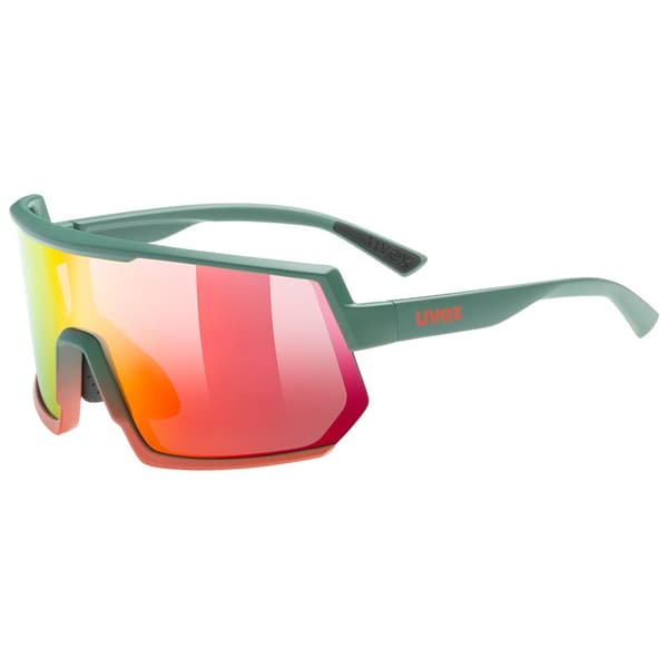 Uvex Spegel Solglasögon Sportstyle 235 Grönt Mirror Red/CAT2