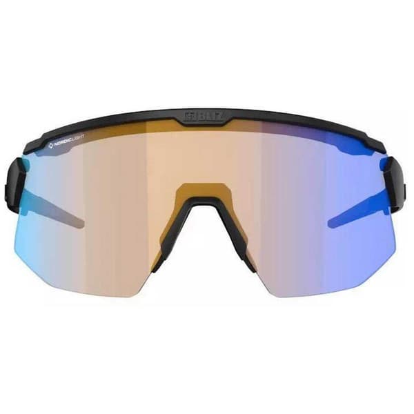 Bliz Solglasögon Breeze Nano Optics Nordic Light Svart Coral - Orange With Blue Multicoating/CAT1 + Brown With Silver Mirror/CAT3