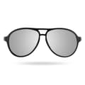 Miniatyrbillede 3 af 4: Tyr Polariserede Solbriller Newland Aviator Sort  Mand