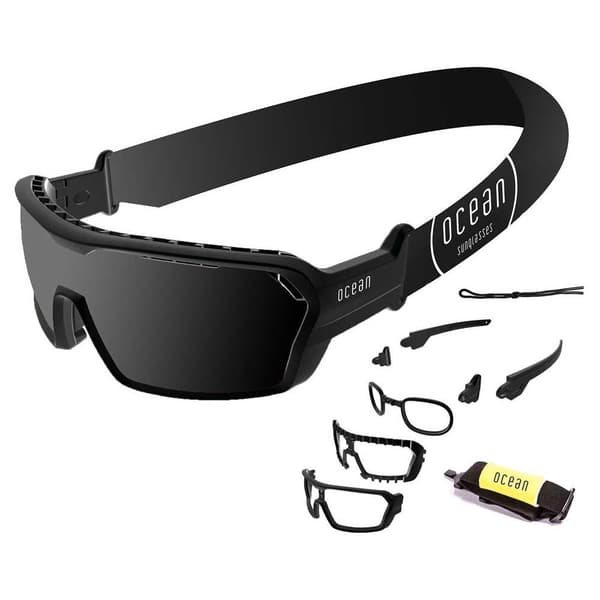Ocean Sunglasses Solglasögon Chameleon Svart Black Strap / CAT3 Man
