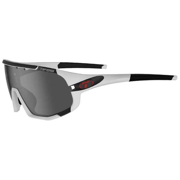 Tifosi Udskiftelige Solbriller Sledge Hvid,Sort Smoke/CAT3 + AC Red/CAT2 + Clear/CAT0