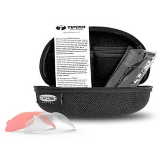 Tifosi Polarisoidut Aurinkolasit Rail Kirkas Clarion Yellow / All-Conditions Red / Clear/CAT3