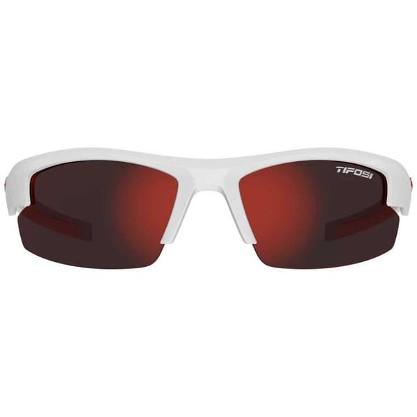 Tifosi Solbriller Shutout Hvid Smoke Red/CAT3
