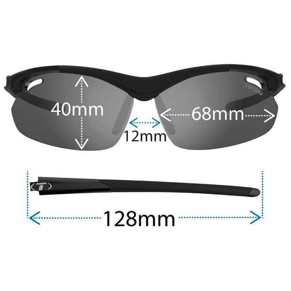 Tifosi Solbriller Tyrant 2.0 Sort Smoke Reader +1.5/CAT3