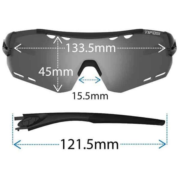 Tifosi Vaihdettavat Aurinkolasit Alliant Musta Smoke/CAT3 + AC Red/CAT2 + Clear/CAT0