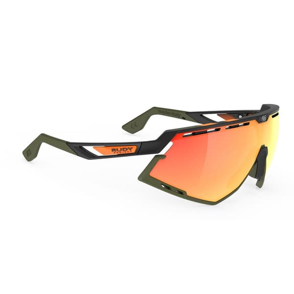 Rudy Project Aurinkolasit Defender Musta Multilaser Orange - Capsule Edition/CAT3